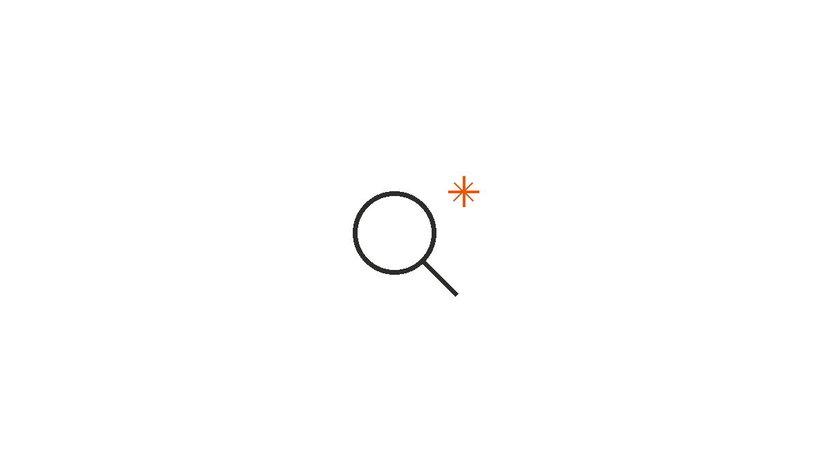 Lupe und KI-Symbol für SEO-Optimierung